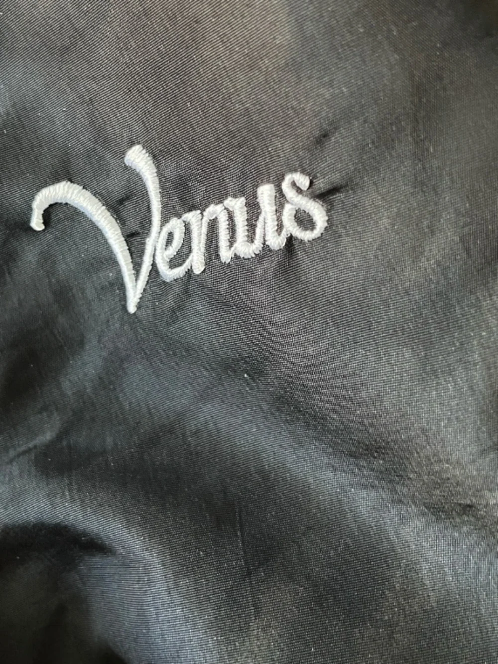 Vintage‎ Venus Black Zip Front Crop Fit Swim Jacket